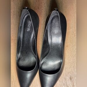Michael Kors Womens Sz 11 M Dorothy Flex Stiletto High Heel Pump Black Leather